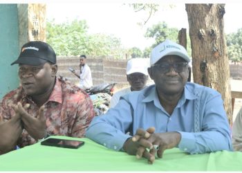 Présidentielle à Koundara : Mohamed Traoré à la rencontre des habitants du quartier Mosquée