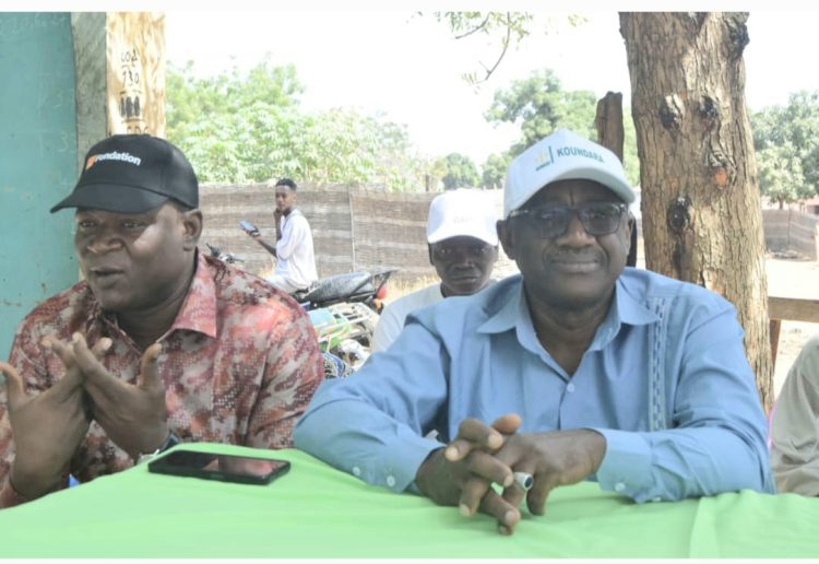 Présidentielle à Koundara : Mohamed Traoré à la rencontre des habitants du quartier Mosquée