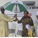 Koundara : Hadja Fatoumata Binta Diallo offre un important lot d’équipements de campagne