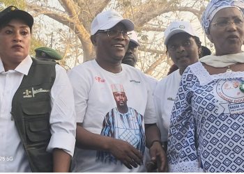 Campagne présidentielle : l’ex-ministre Hadja Fatoumata Binta Diallo au cœur de la mobilisation à Koundara