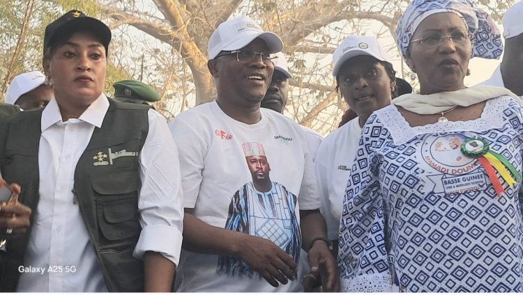 Campagne présidentielle : l’ex-ministre Hadja Fatoumata Binta Diallo au cœur de la mobilisation à Koundara